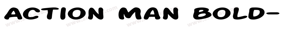 Action Man Bold字体转换